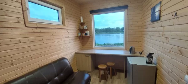 Double camping cabin room