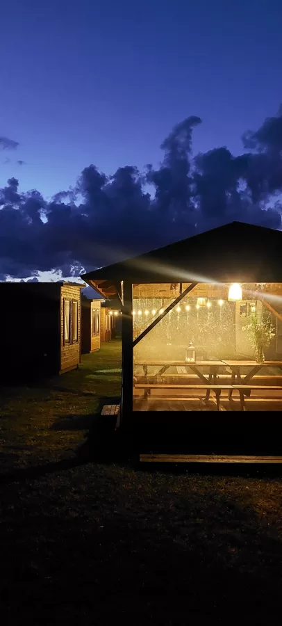 Camping in night